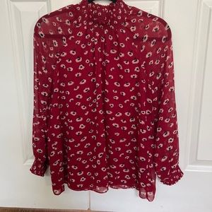 Madewell, lined blouse, brand new